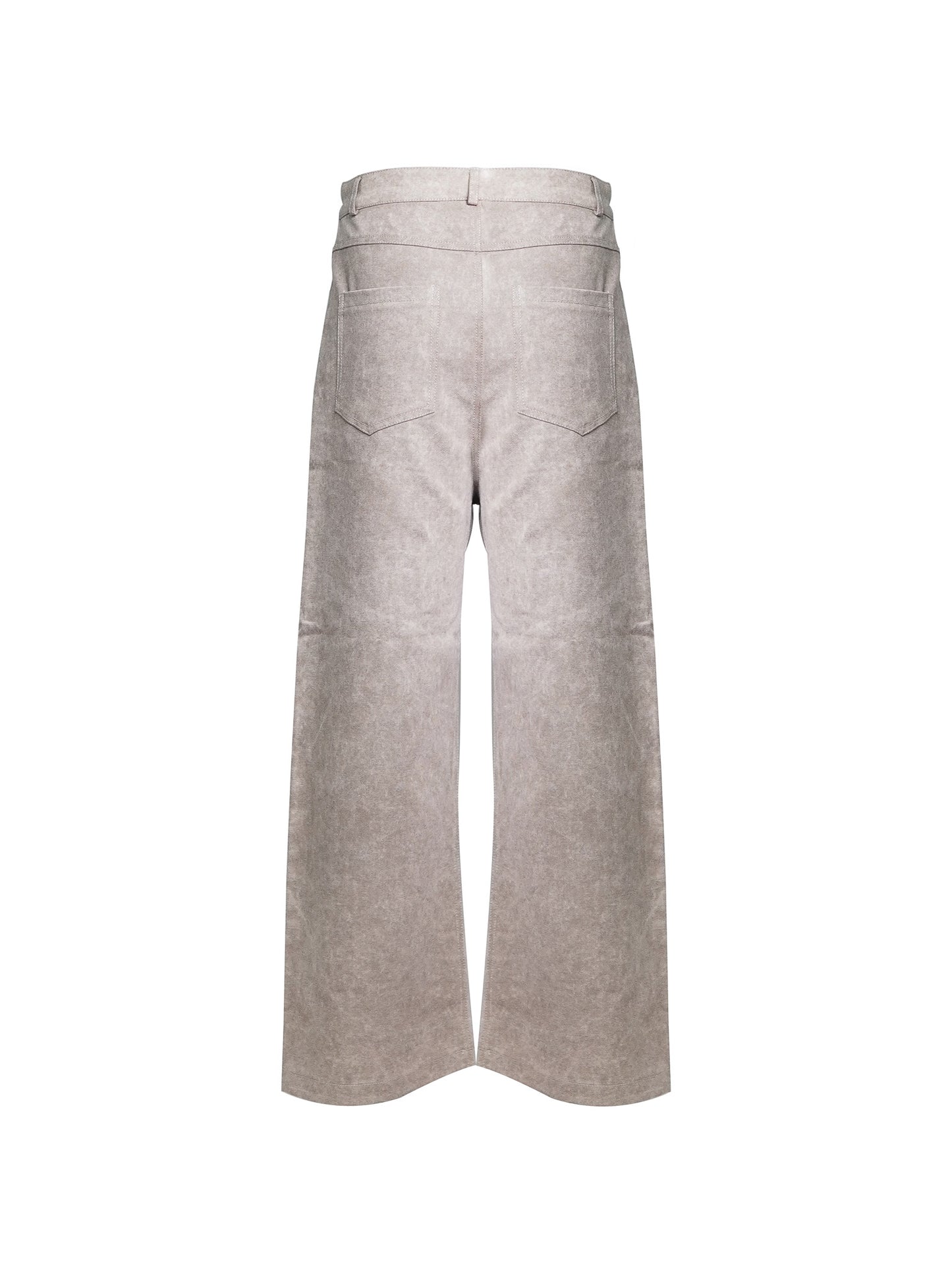 Caramel Acid Wash Denim Pants - Relax Fit