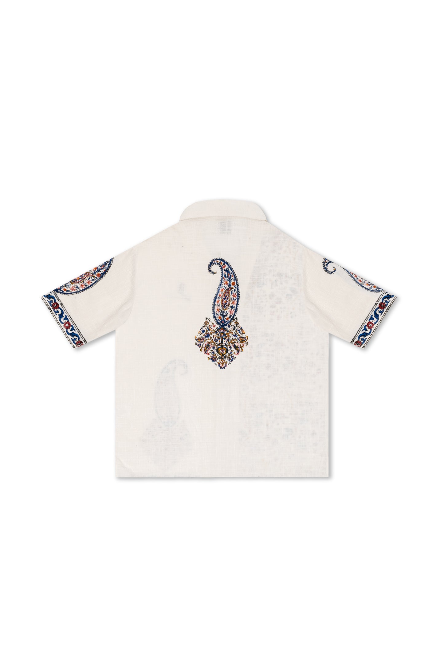 "Botanical Bliss" Button Down Half Sleeves Shirt