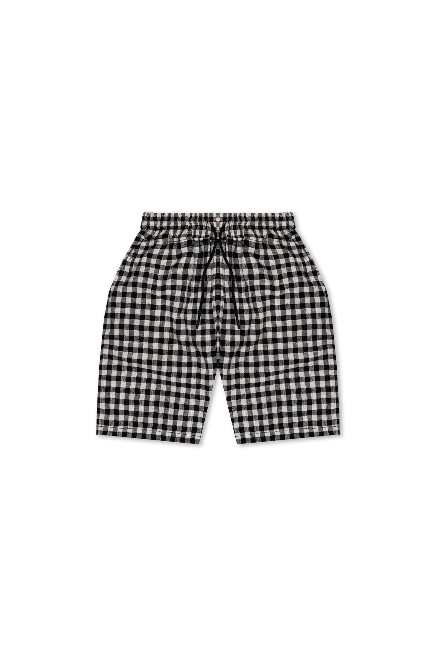 Checkered Khaddar Shorts