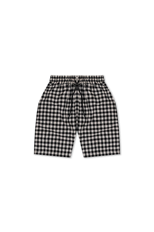 Checkered Khaddar Shorts