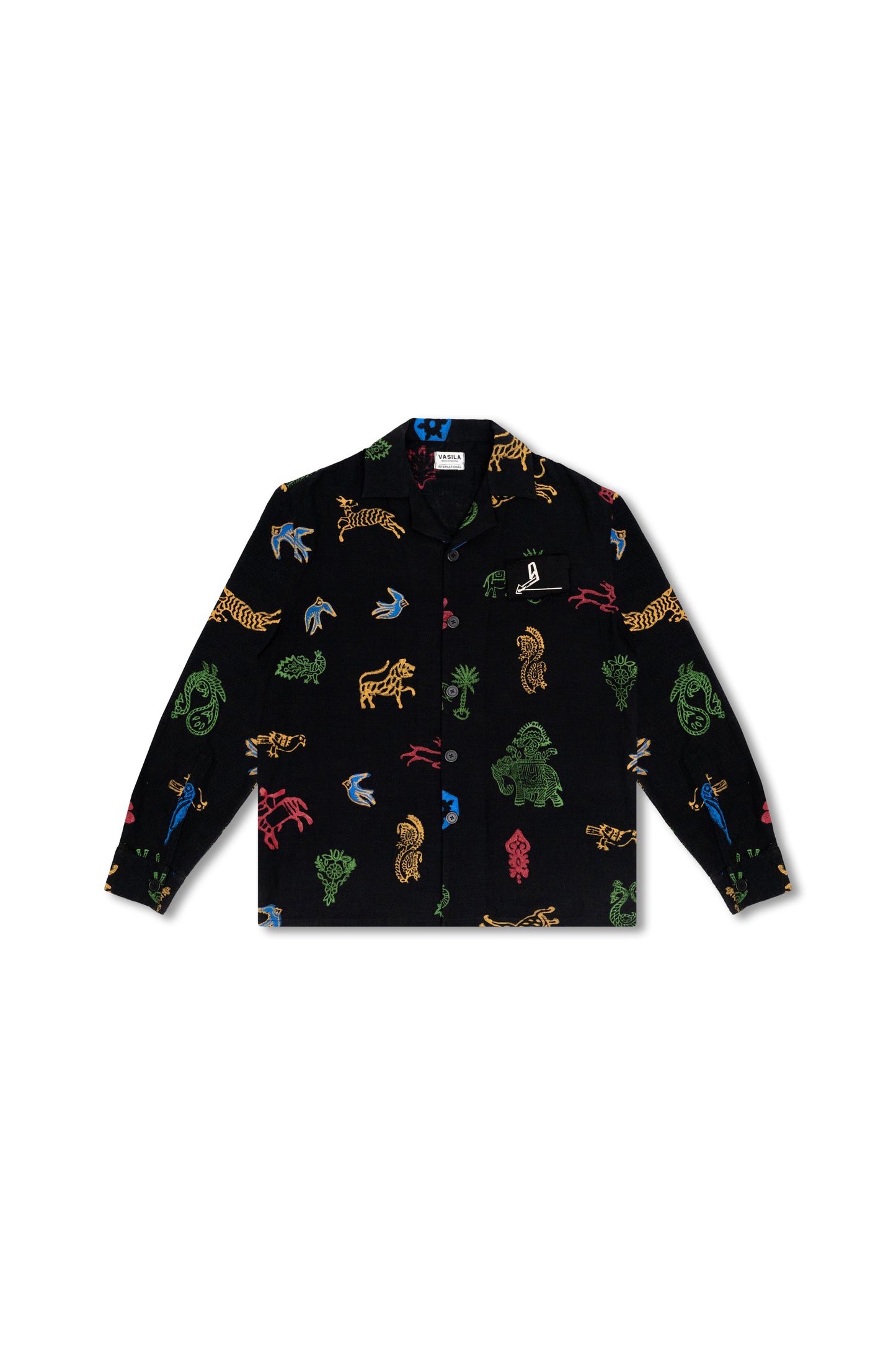 “Safari Chic” Full Sleeves Shirt