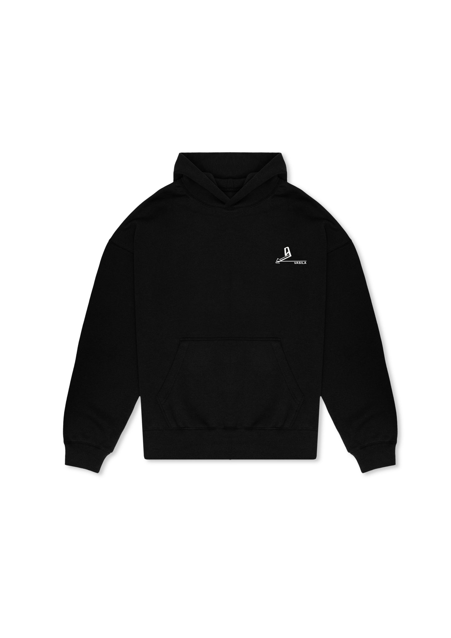 Vasila's Logo Hoodie-Black
