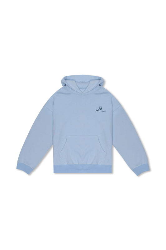 Sky Blue Logo Hoodie