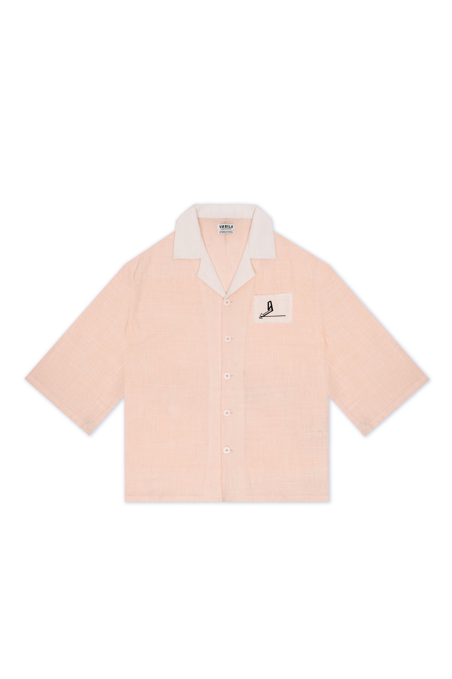 "Field of Dreams" Button Down Half Sleeves Shirt