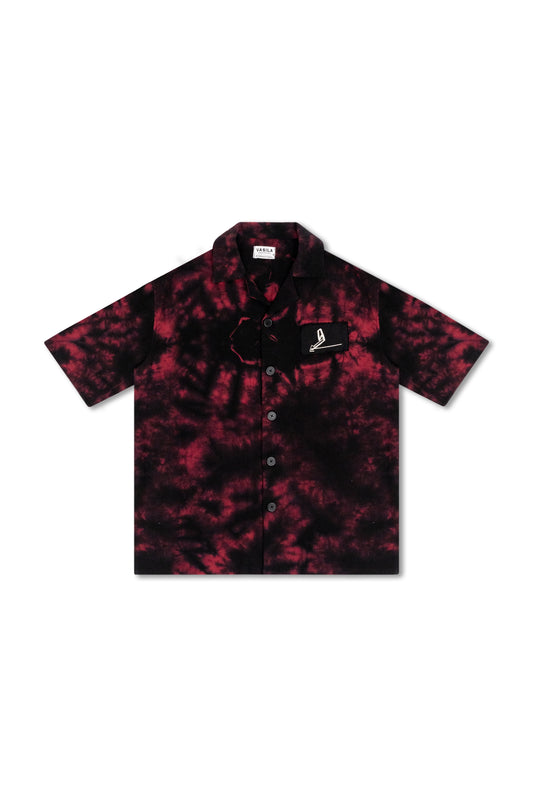 “Blood Moon” Button Down Half Sleeves Shirt