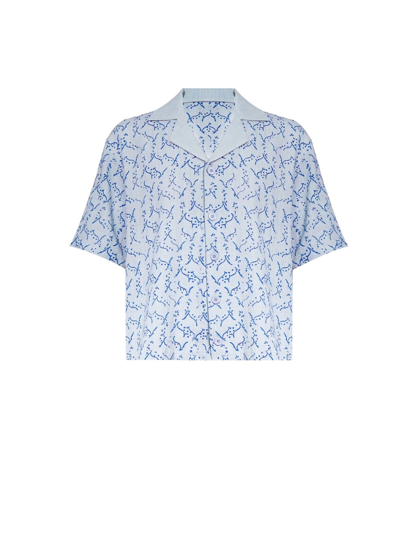 "Neel Jahan" Button Down Half Sleeves Shirt