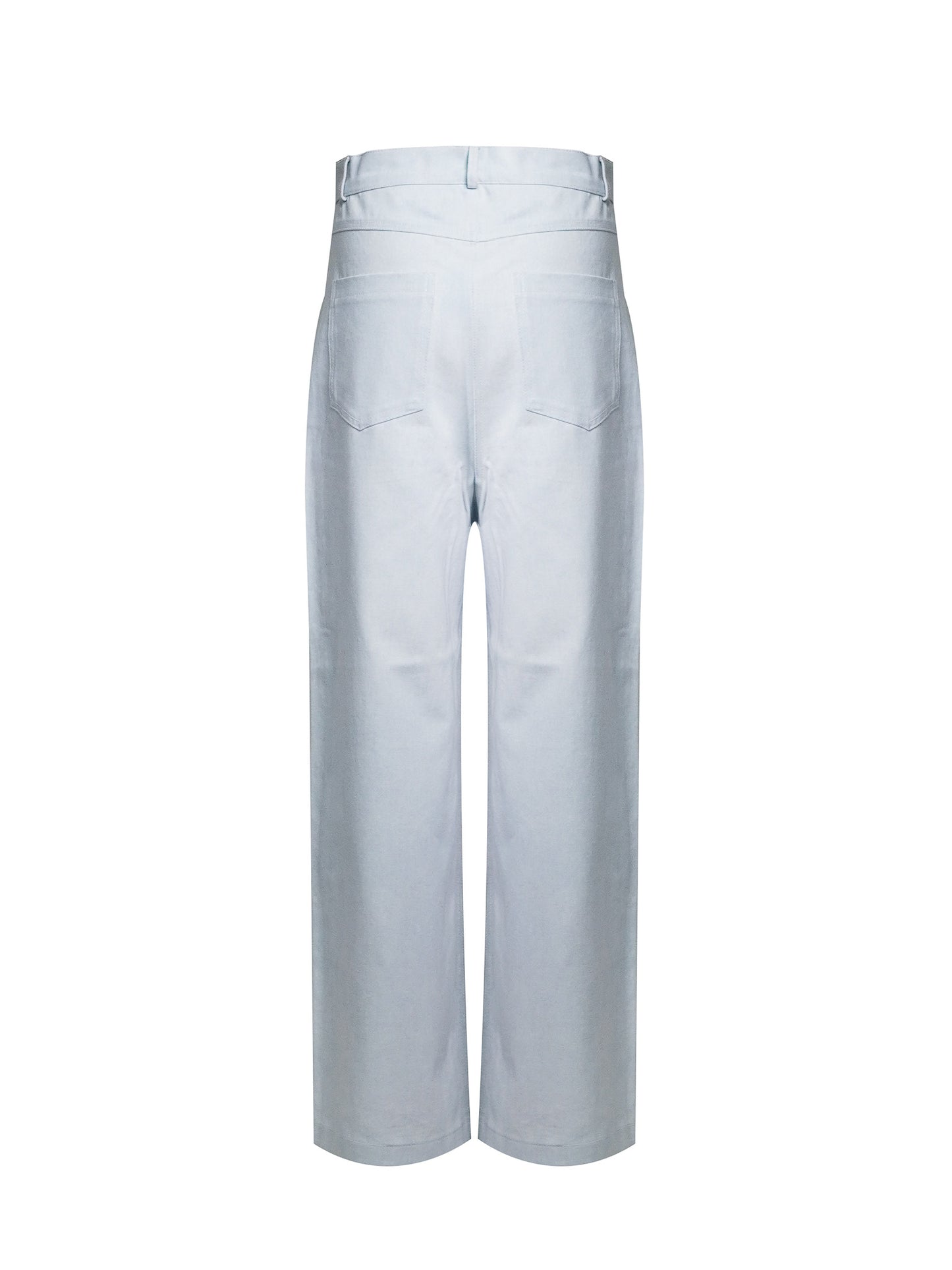 Azure Acid Wash Denim Pants - Relax Fit