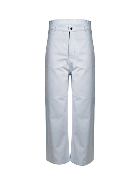 Azure Acid Wash Denim Pants - Relax Fit