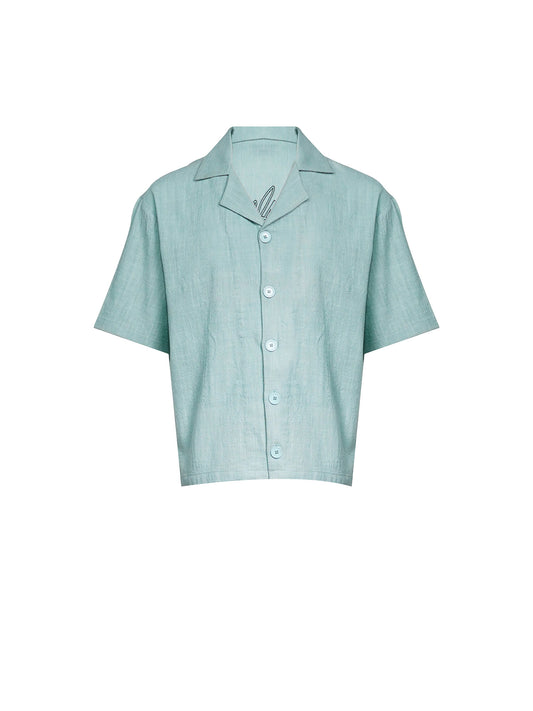 "Vasila Studio" Button Down Half Sleeves Shirt